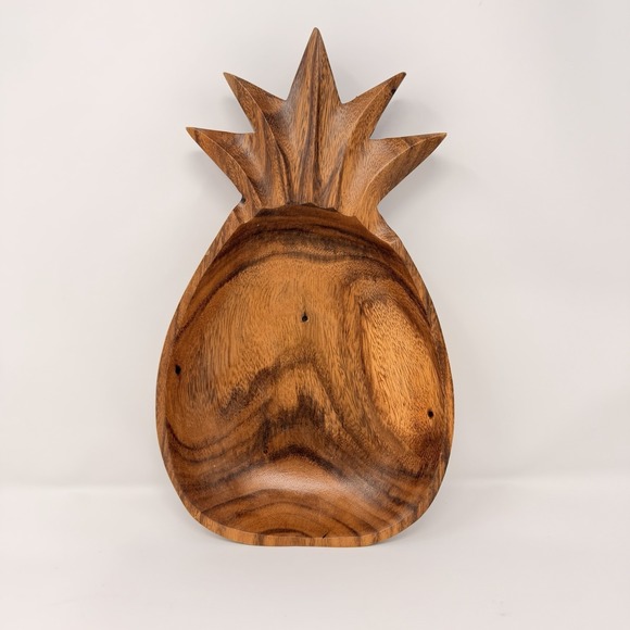 Tropico Hawaii Pineapple Bowl Made In The Philippines 10" X 5" - Picture 4 of 16